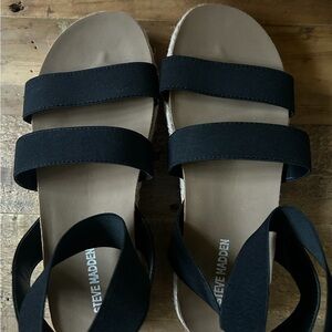 Steve Madden Black Women's Sandals